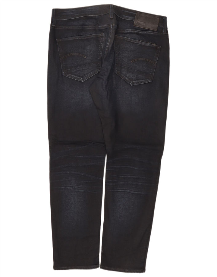 G-Star Męskie 3301 Slim Jeans W36 L30 Granatowa bawełna