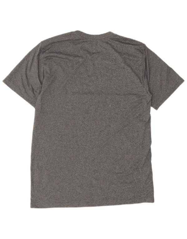 Męski T-shirt Nike Dri Fit, duży, szary, nakrapiany poliester