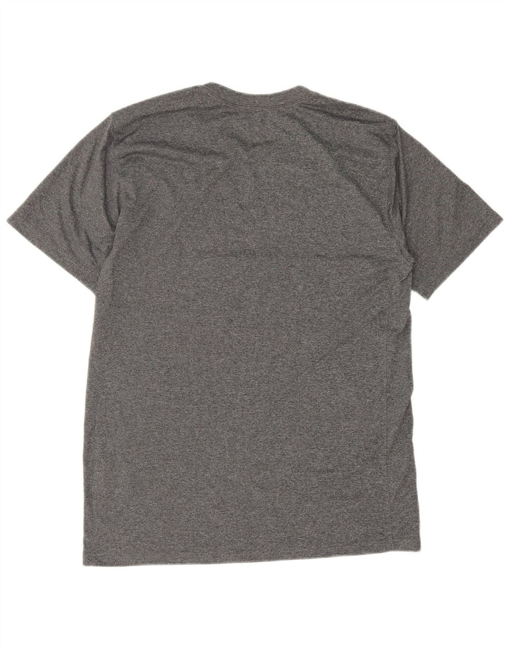 Męski T-shirt Nike Dri Fit, duży, szary, nakrapiany poliester