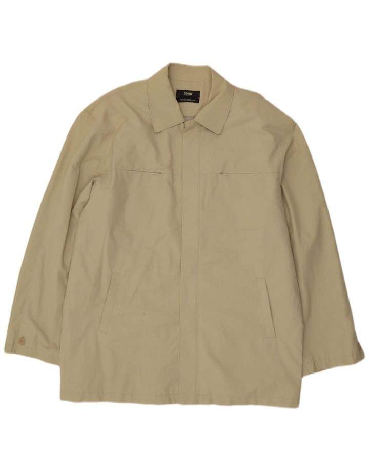 Płaszcz męski vintage UK 48 4XL zielony