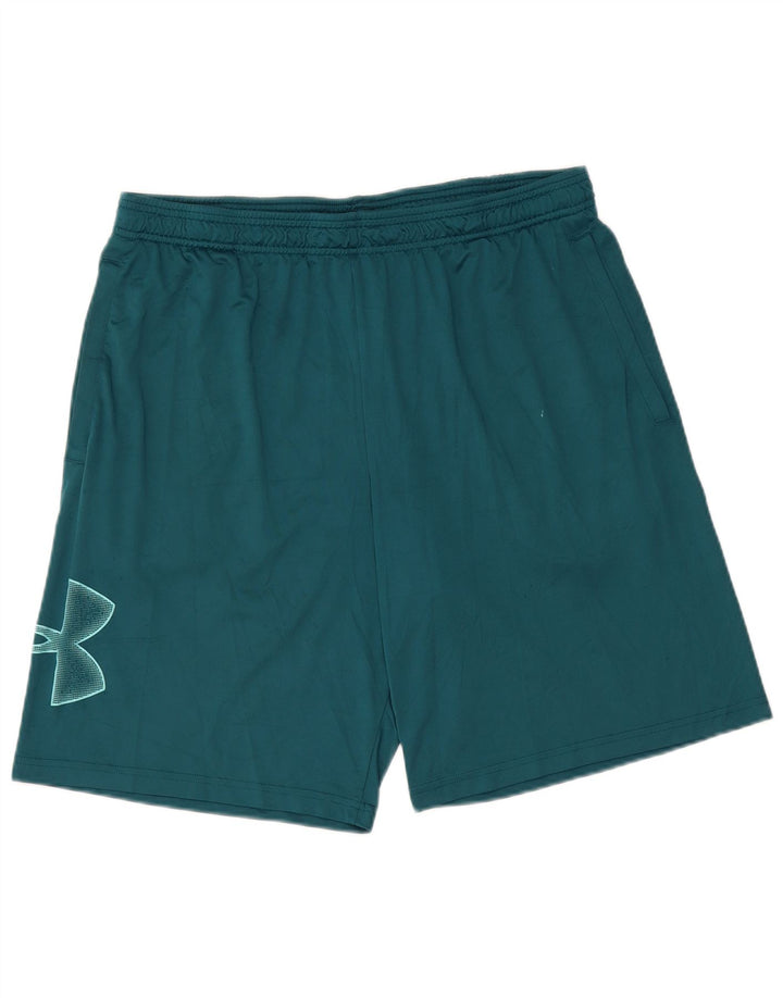 Męskie spodenki sportowe UNDER ARMOUR Heat Gear Graphic XL, niebieskie