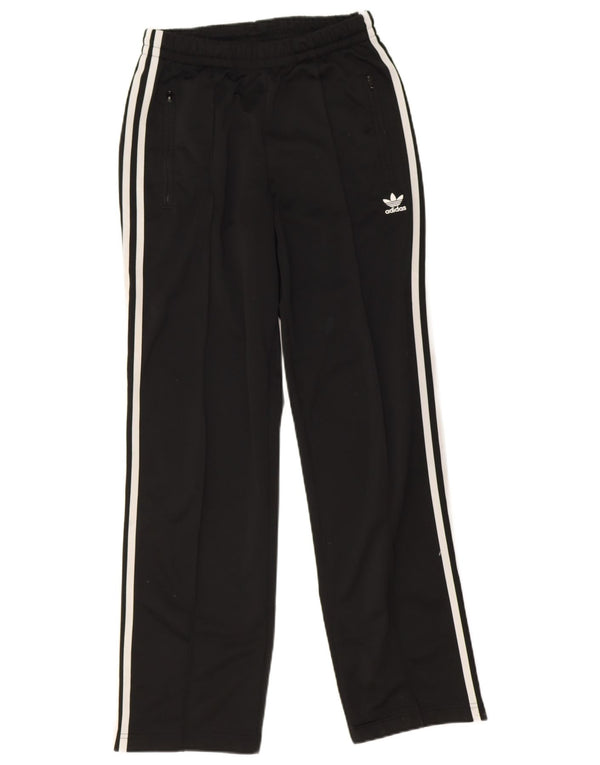 Damskie spodnie dresowe Adidas UK 10, małe, czarne, poliestrowe