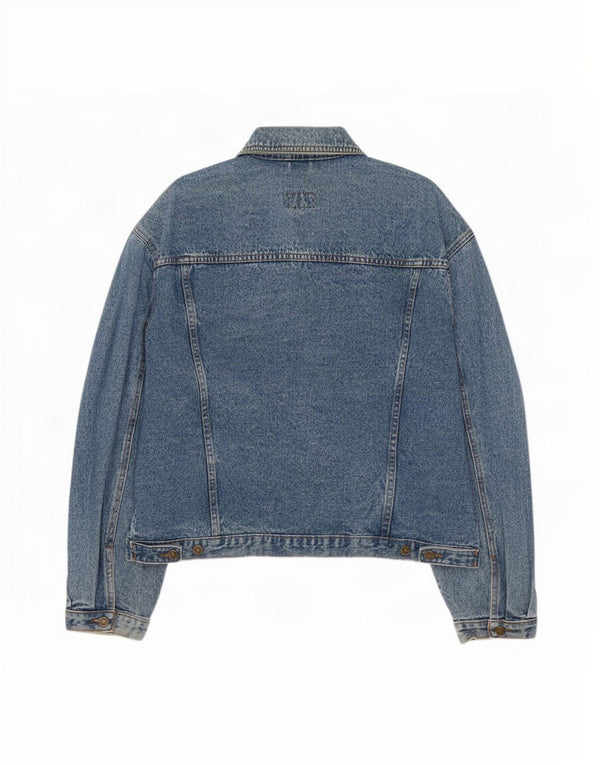 Vintage Mens Denim Jacket UK 42 XL Blue