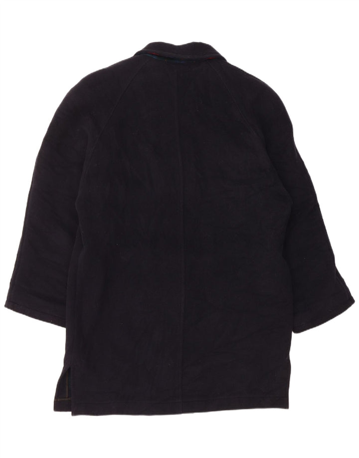 PIERRE CARDIN Płaszcz męski UK 40, duży, granatowy, kaszmirowy