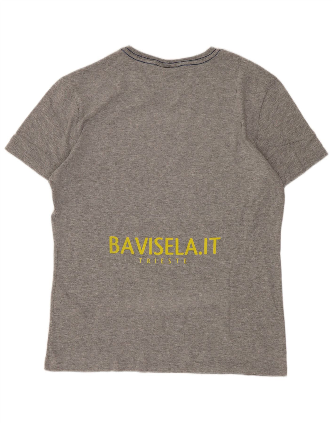 Męski T-shirt z grafiką Diadora, duży, szary, bawełniany