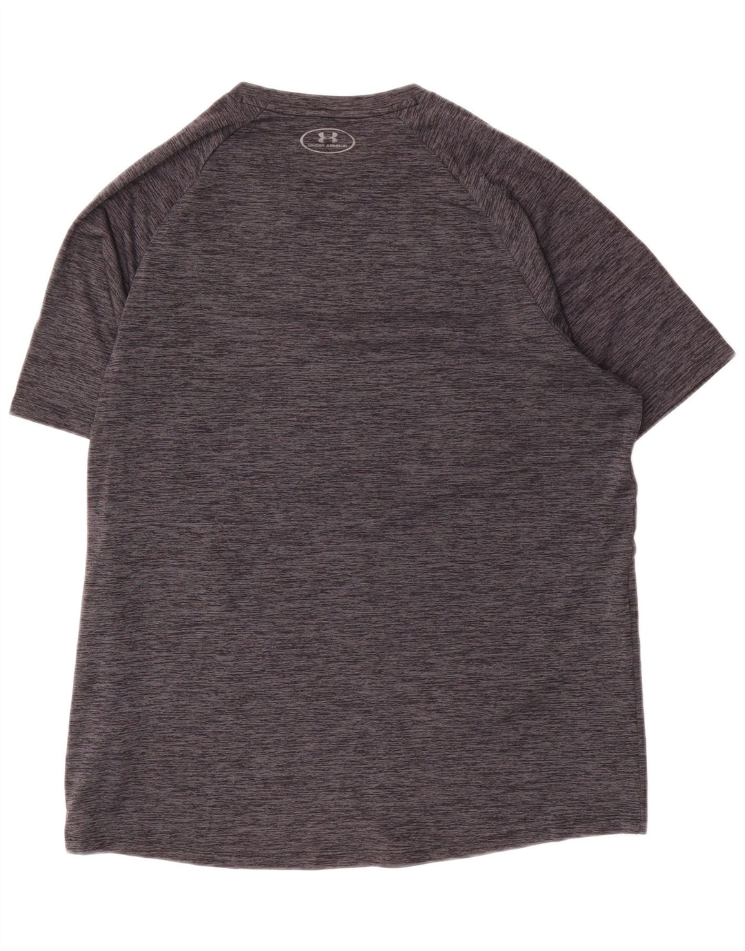 Męski T-shirt z grafiką Under Armour, duży, szary, nakrapiany poliester