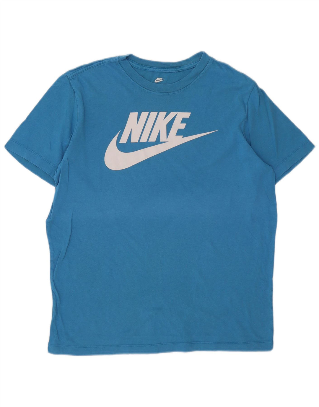 Męski T-shirt z grafiką Nike, średni niebieski