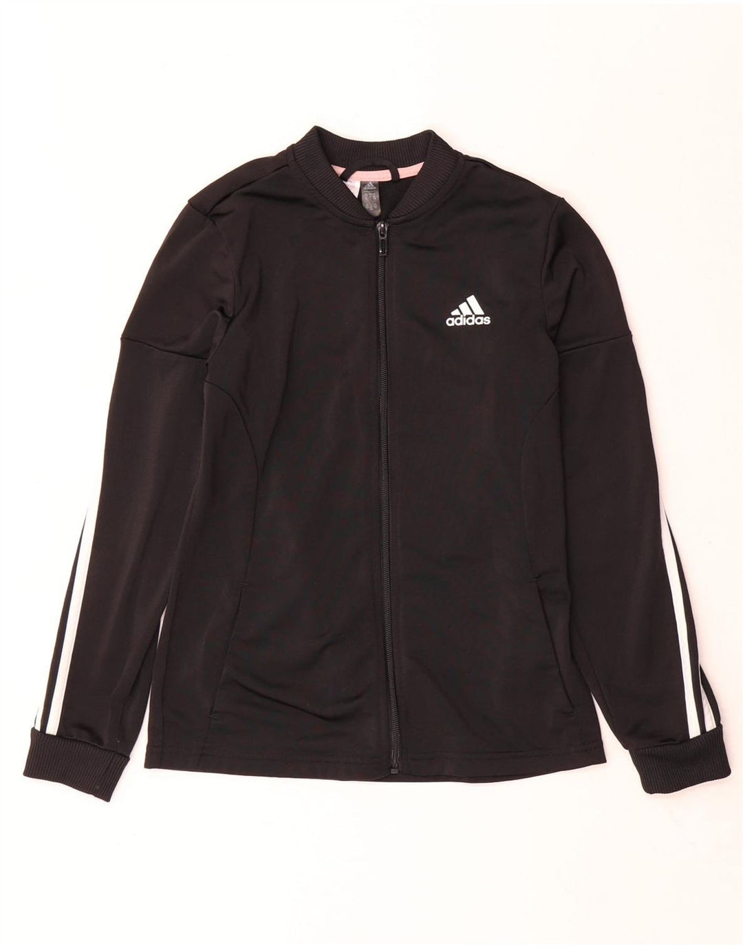 Kurtka dziewczęca Adidas Dresowa Top 11-12 Lat Czarny Poliester