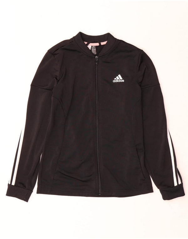 Kurtka dziewczęca Adidas Dresowa Top 11-12 Lat Czarny Poliester