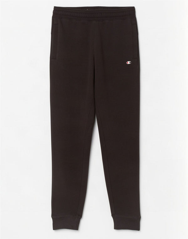 Champion Mens Tracksuit Trousers Joggers Small Black Cotton
