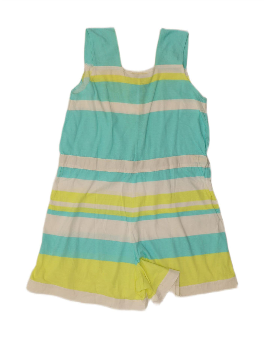 VERDISSIMA Womens Sleeveless Playsuit IT 42 Medium Multicoloured Striped Vintage Verdissima and Second-Hand Verdissima from Messina Hembry 