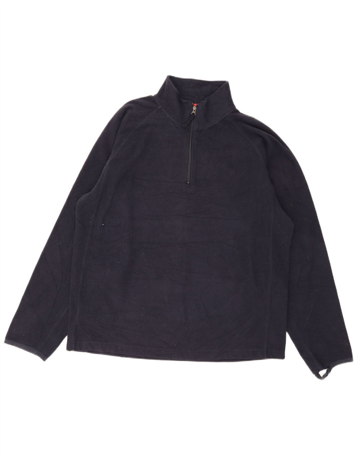 Męski sweter polarowy Gap XL, zapinany na zamek, granatowy