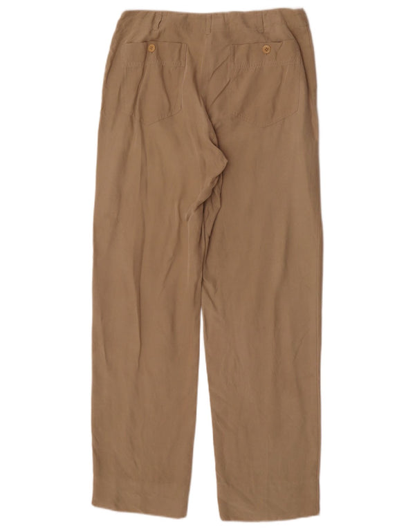 Spodnie damskie Hobbs Straight Chino UK 10 Small W26 L29 Beżowy jedwab