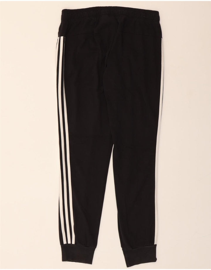 ADIDAS Womens Tracksuit Trousers Joggers UK 12/14 Medium  Black Polyester Vintage Adidas and Second-Hand Adidas from Messina Hembry 