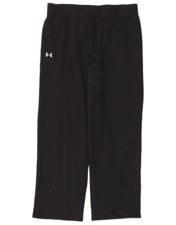 Damskie spodnie dresowe Under Armour UK 14, duże, czarne, bawełniane, sportowe