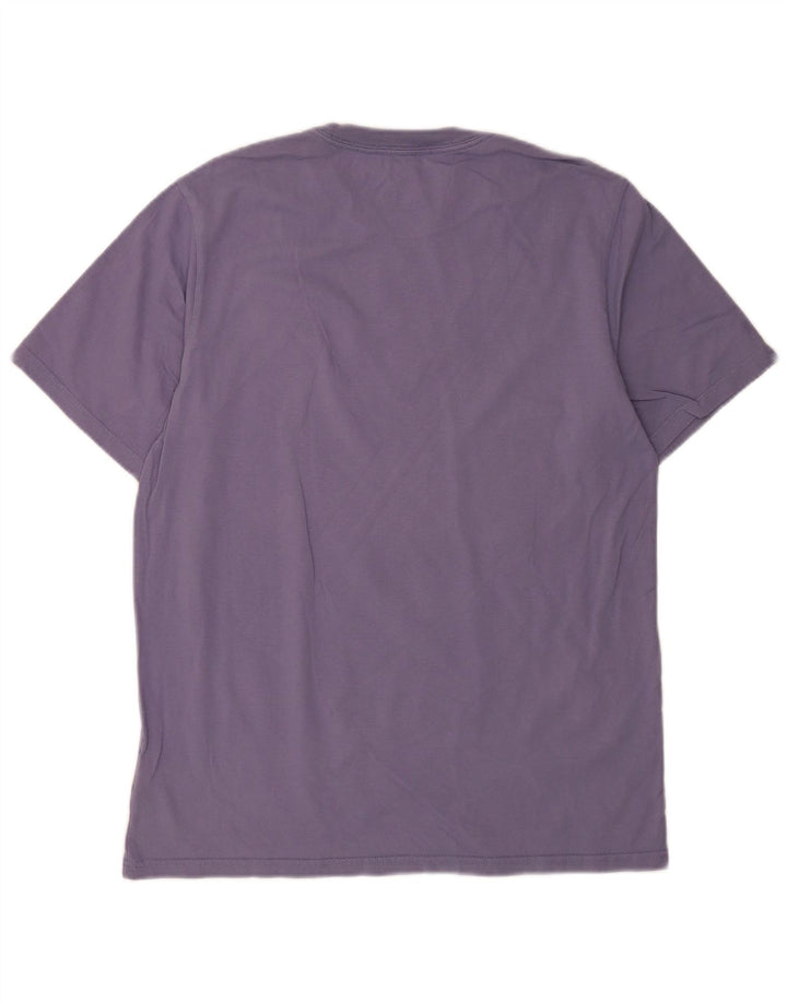 Converse Męski T-shirt Top Duży Granatowy Bawełniany