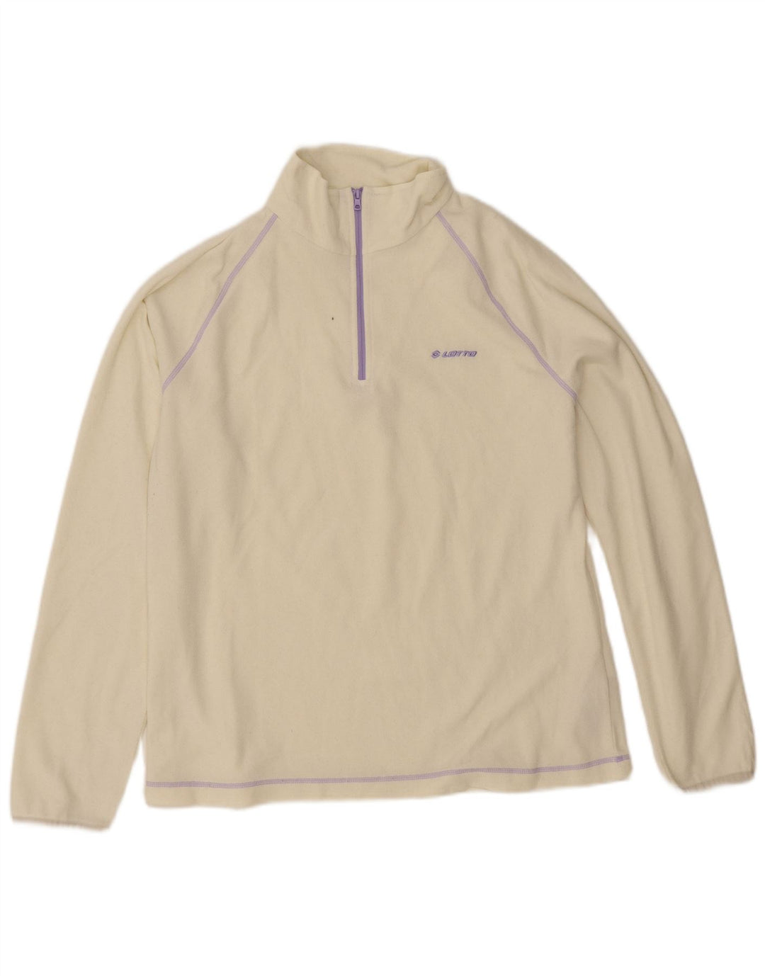 Damski sweter polarowy Lotto z zamkiem błyskawicznym UK 20 2XL Żółty poliester