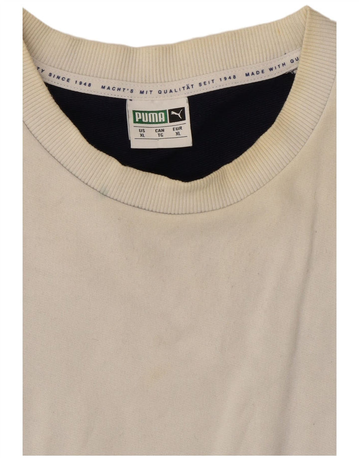 Męska bluza Puma XL, granatowa, z blokami kolorów