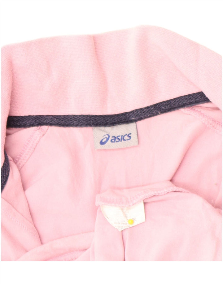 Damska kurtka dresowa Asics UK 12, średnia różowa bawełna