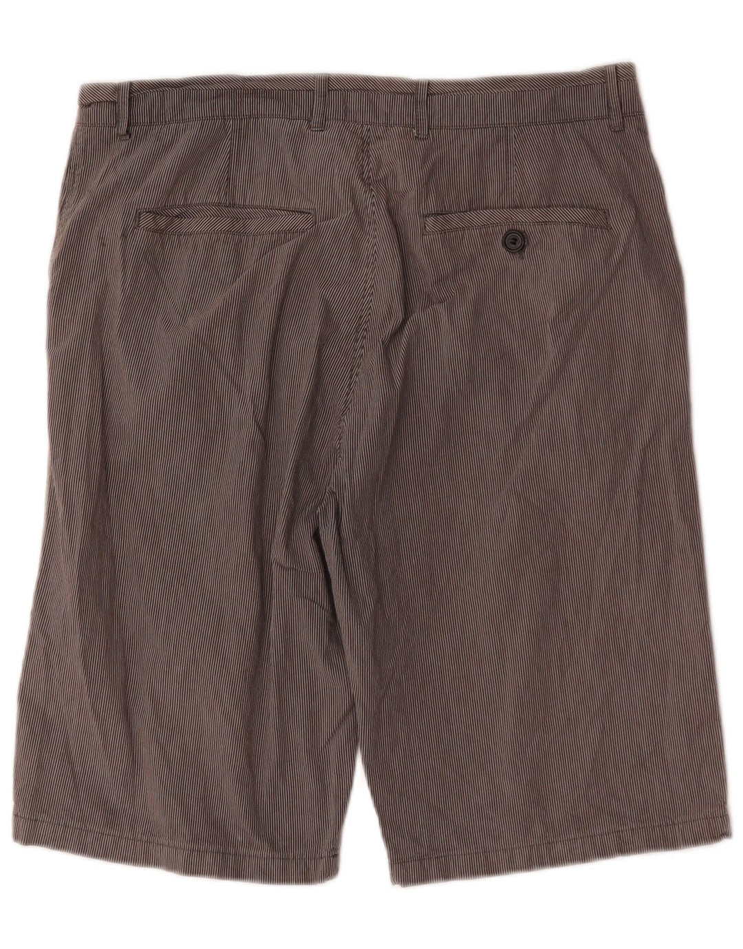 Męskie spodenki chino Ted Baker W36, duże, szare, bawełniane w prążki