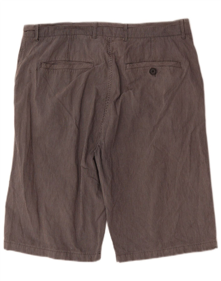 Męskie spodenki chino Ted Baker W36, duże, szare, bawełniane w prążki