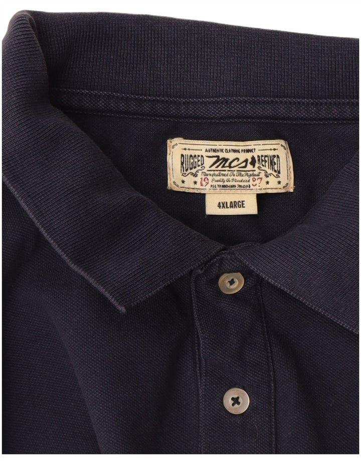 Męska koszulka polo Marlboro Classics 4XL granatowa