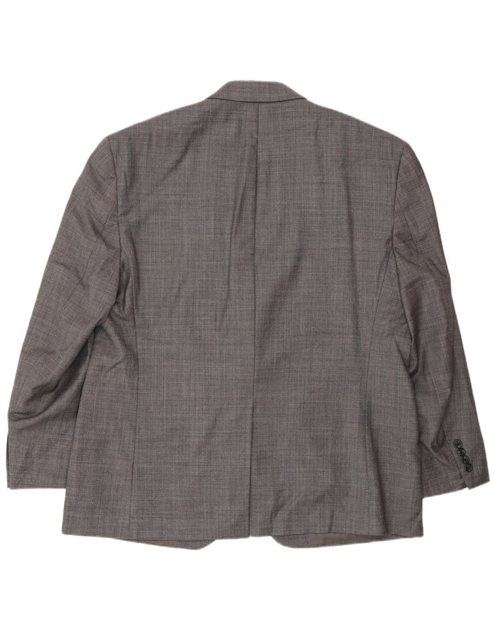 Męska marynarka zapinana na 2 guziki Chaps UK 44 2XL Szara wełna