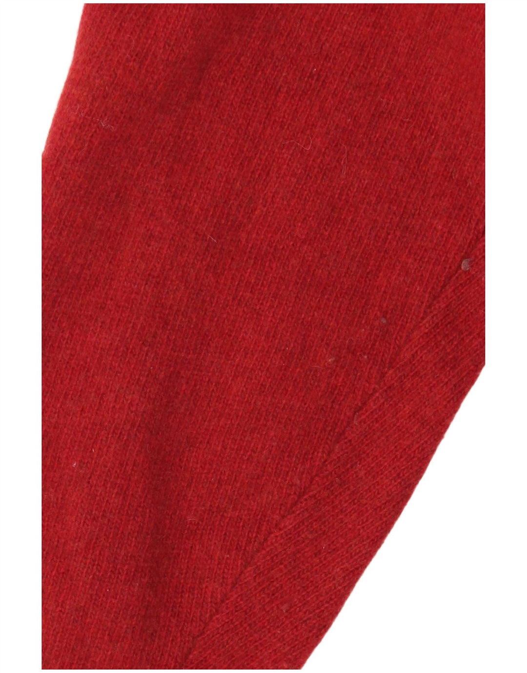 Damski sweter oversize Benetton UK 14, wełniany w średnie czerwone paski