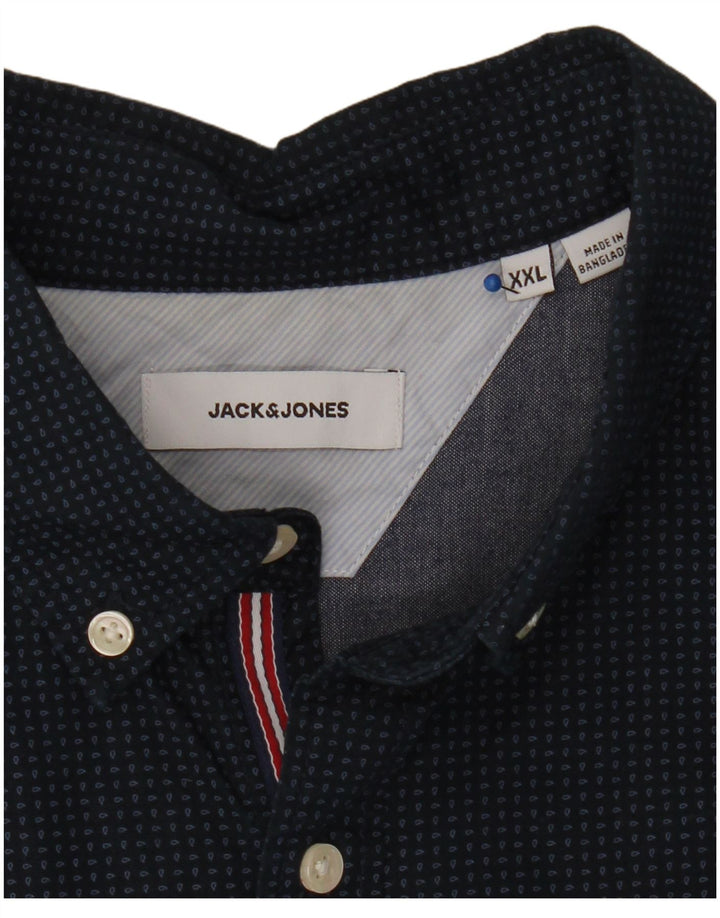Koszula męska Jack & Jones 2XL granatowa paisley