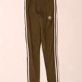 Legginsy damskie Adidas UK 8, małe, bawełniane w kolorze khaki