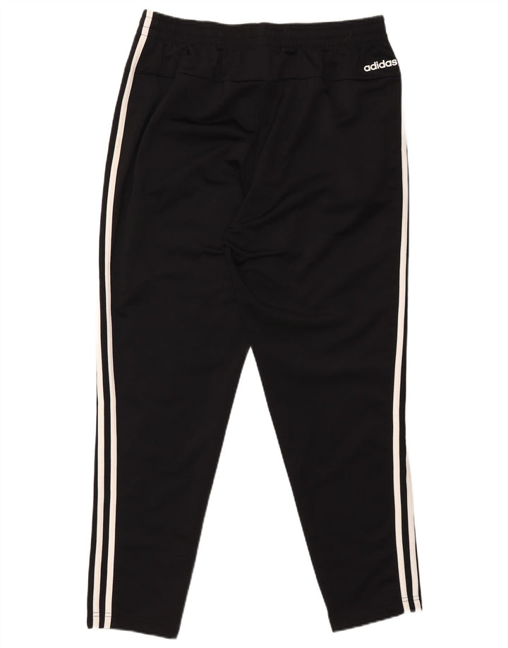 Damskie spodnie dresowe Adidas UK 16/18, duże, czarne, poliestrowe