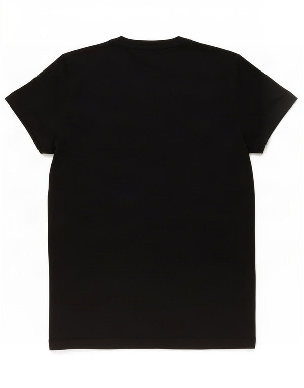 T-shirt męski Tommy Hilfiger Top, średnio czarny, bawełniany