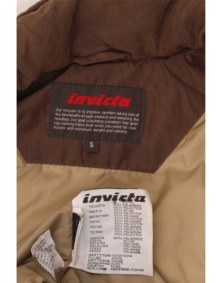 Damski płaszcz oversize Invicta z podszewką UK 10, mały, brązowy poliamid