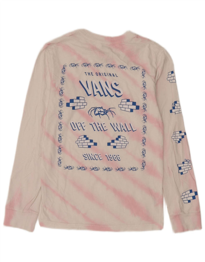 Męski top Vans Premium z długim rękawem XS, biały, bawełniany Tie Dye