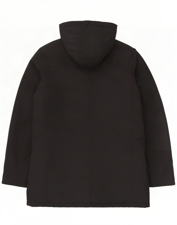 Chłopięca kurtka parka z kapturem Guess 13-14 lat 2XL, czarna, poliamid