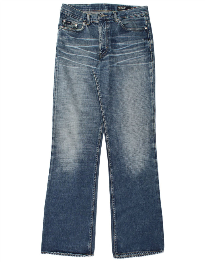 Męskie jeansy Bootcut Gas W34 L34 Niebieskie bawełniane