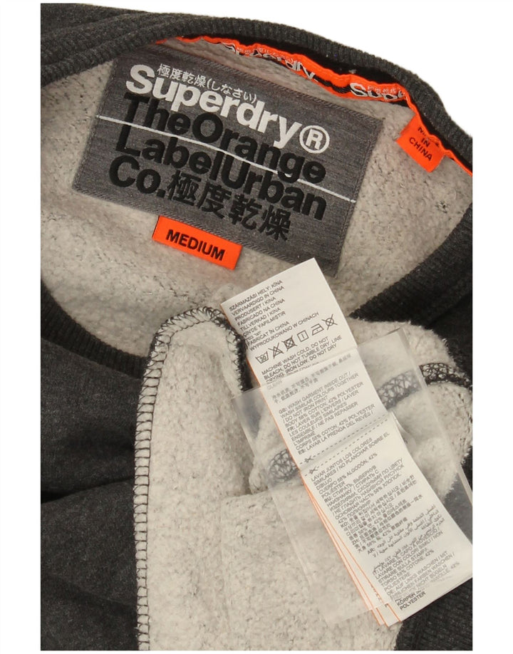 Męski sweter Superdry, średnioszary, bawełniany kamuflaż