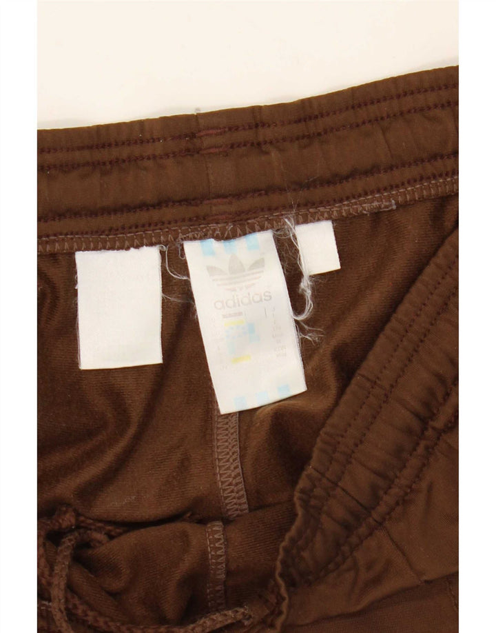 Męskie spodnie dresowe Adidas Joggers UK 38/40 Średni brązowy poliester