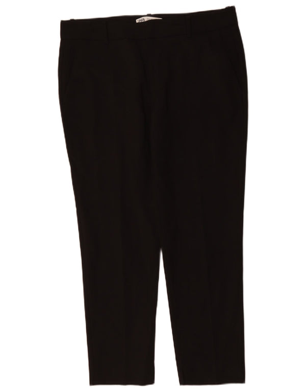 Spodnie damskie ZARA Slim Chino EU 42 Large W32 L27 Czarna bawełna