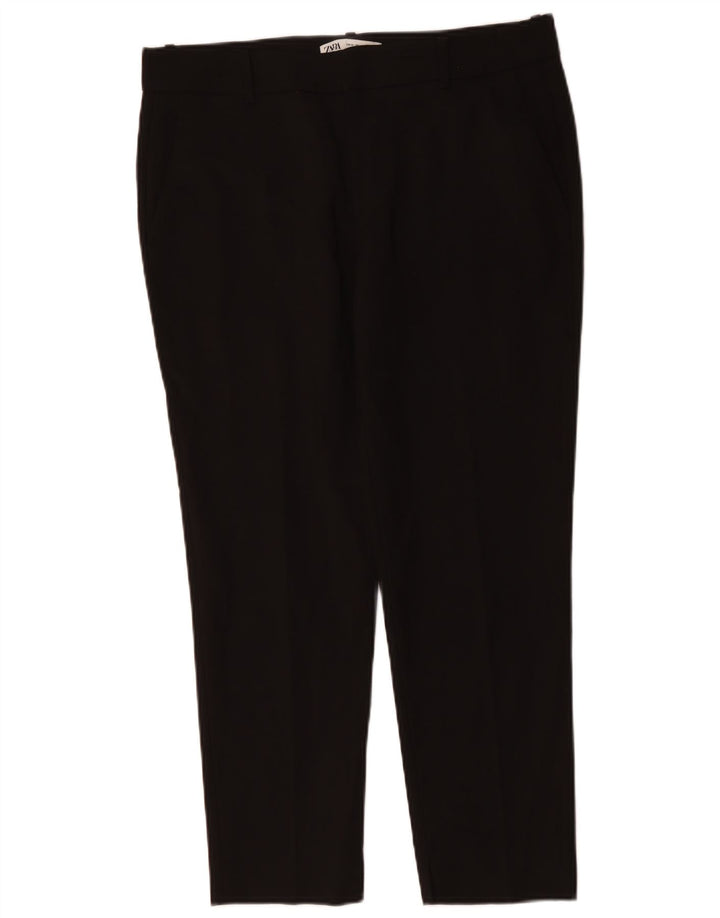 Spodnie damskie ZARA Slim Chino EU 42 Large W32 L27 Czarna bawełna