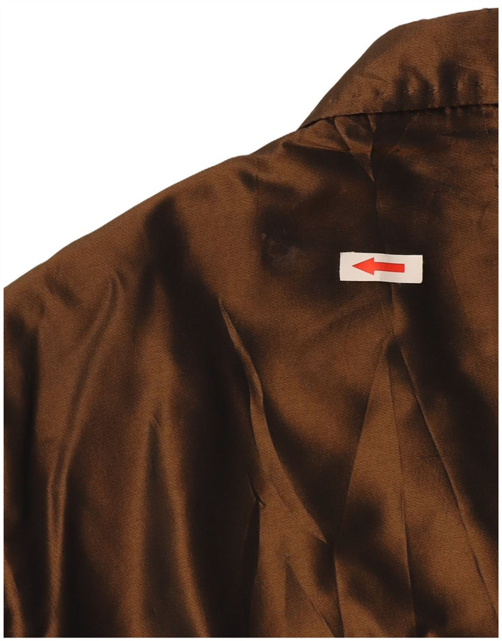 Męska marynarka zapinana na 2 guziki Dolce & Gabbana IT 50, duży, brązowy poliester