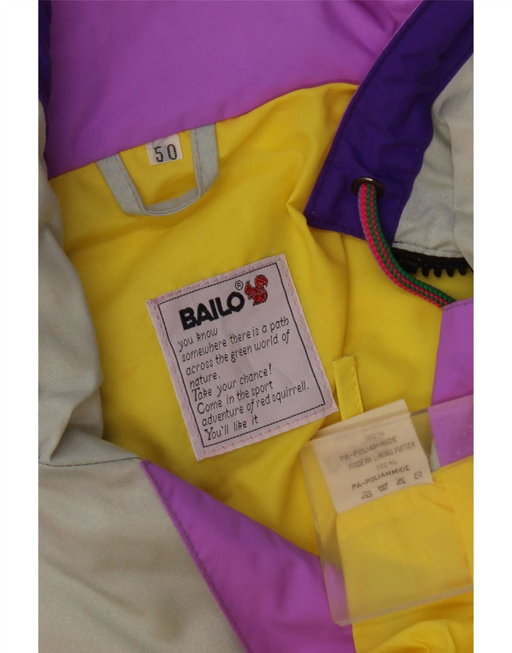 Męska kurtka narciarska Bailo IT 50, duża, wielobarwna, z blokami kolorów, poliamid