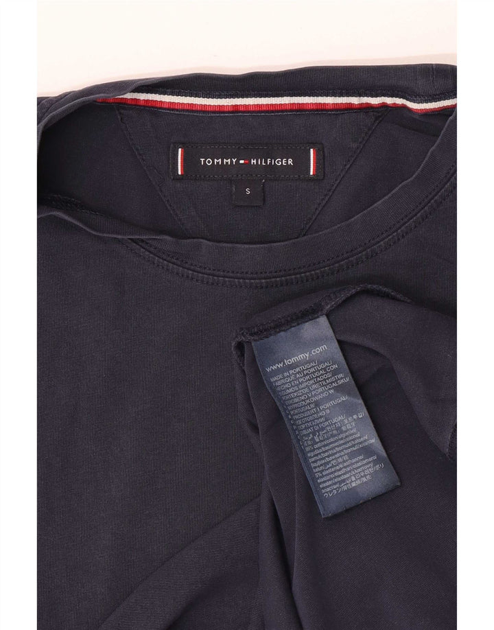T-shirt męski Tommy Hilfiger, mały, granatowy, bawełniany