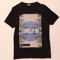 Męski T-shirt z grafiką Jack & Jones, mały, czarny, bawełniany