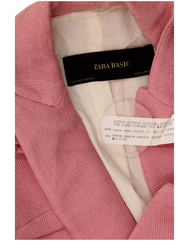 Płaszcz damski Zara UK 10 Small Pink wiskoza