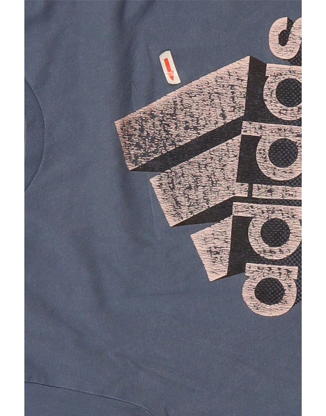 Męska koszulka graficzna Adidas Top Medium Granatowa, bawełniana