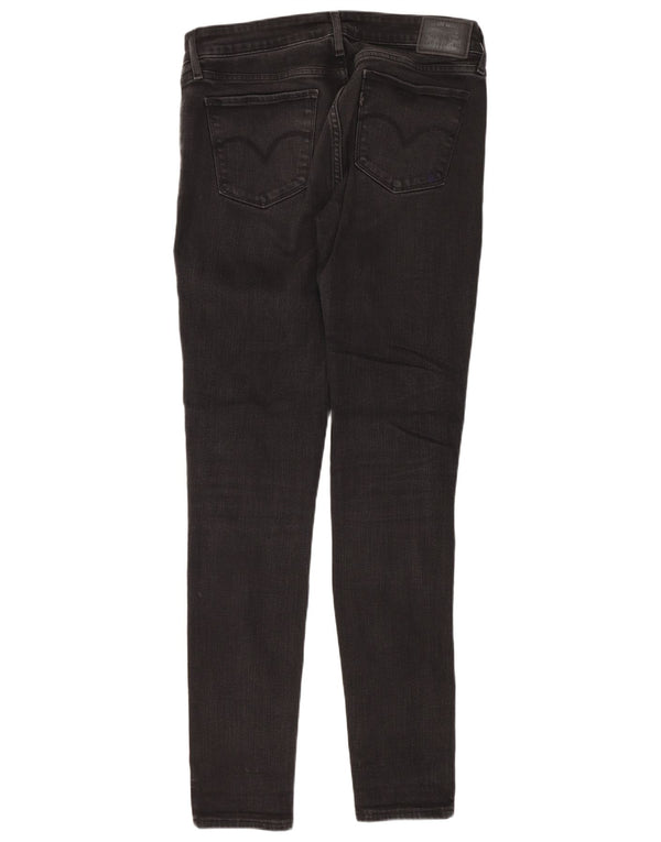 Damskie jeansy Levi's 711 Skinny W28 L30 Czarna bawełna