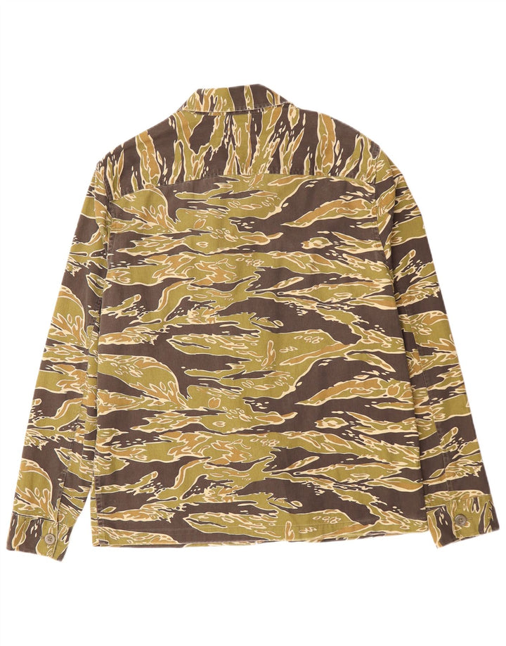 Męska koszula o swobodnym kroju ALL SAINTS, bawełniana w kolorze khaki, w kamuflażu