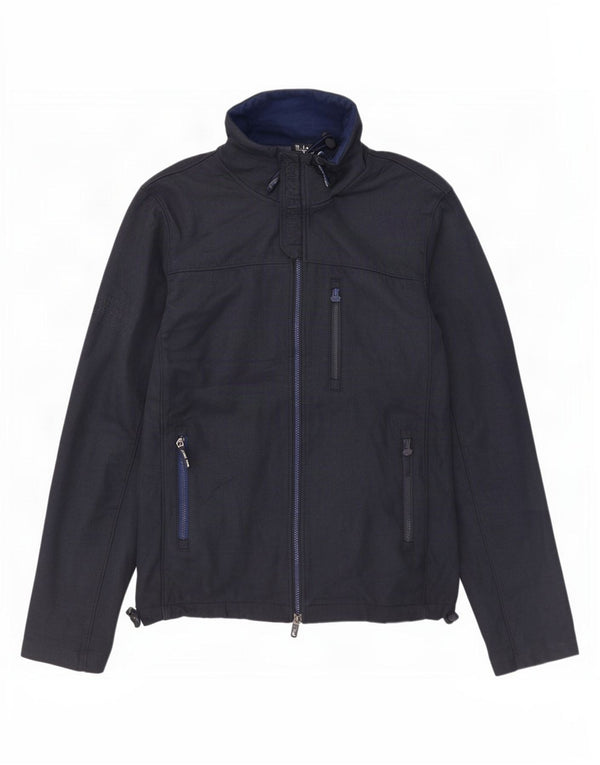 Męska kurtka wiatrówka Superdry Windtrekker UK 42 XL Granatowy poliester