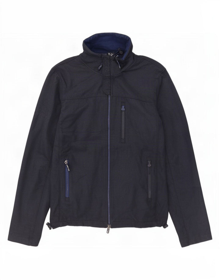 Męska kurtka wiatrówka Superdry Windtrekker UK 42 XL Granatowy poliester